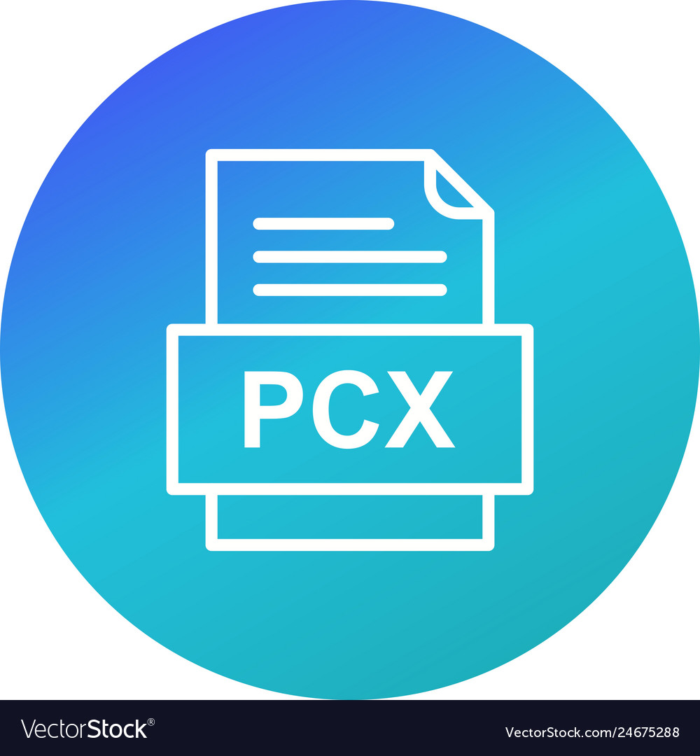 Pcx file document icon