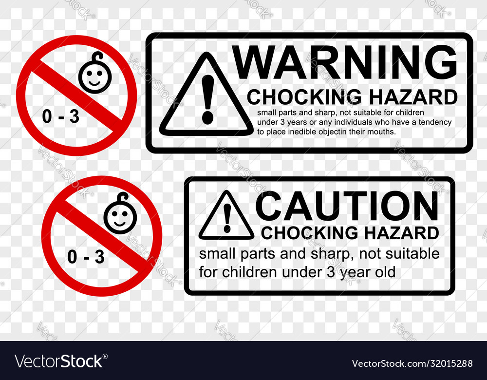 Simple red black caution sign warning Royalty Free Vector