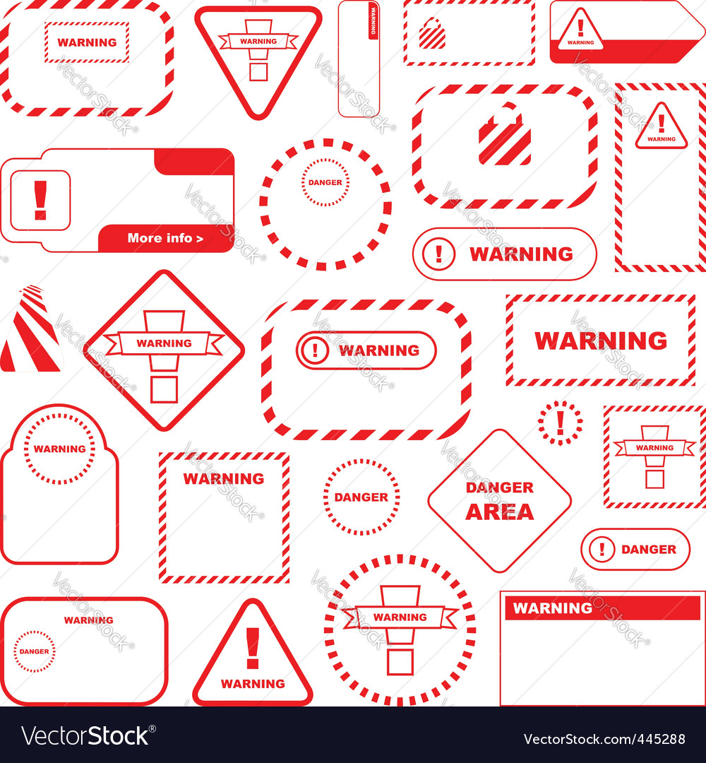 Warning Royalty Free Vector Image - VectorStock