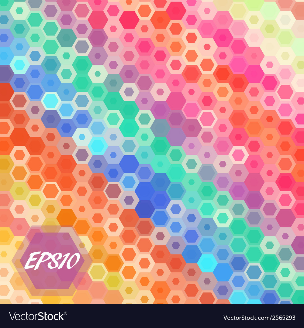 Abstract hexagon background