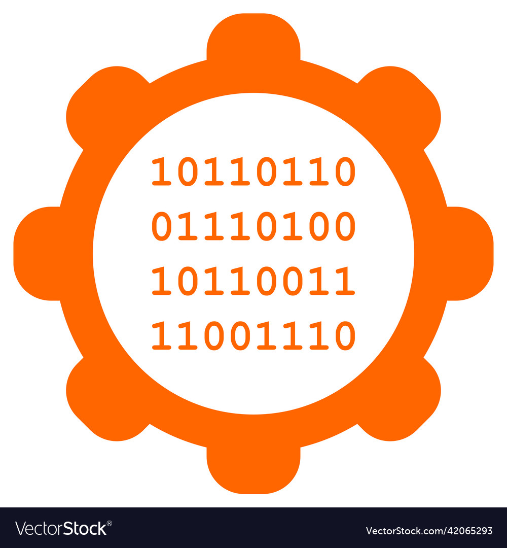 Binary code and wheel