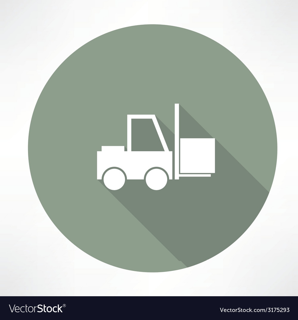 Fork lift icon Royalty Free Vector Image - VectorStock