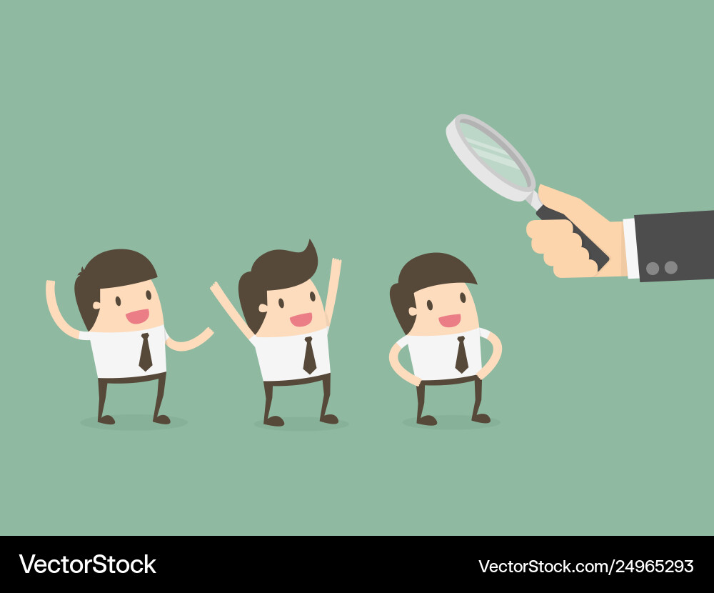 Human resources concept Royalty Free Vector Image