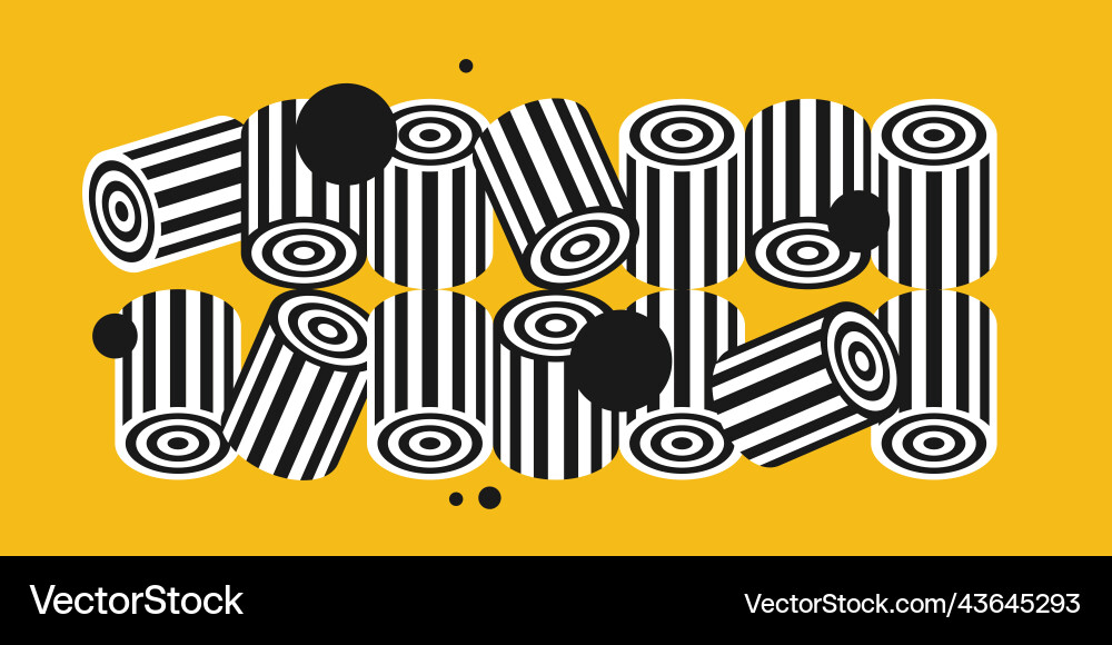 Modern background with abstract elements Vector Image