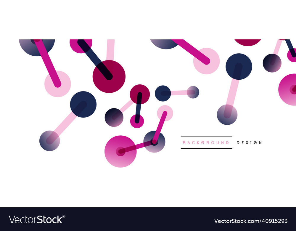 Network concept abstract background dots vector image Network concept abstract background dots