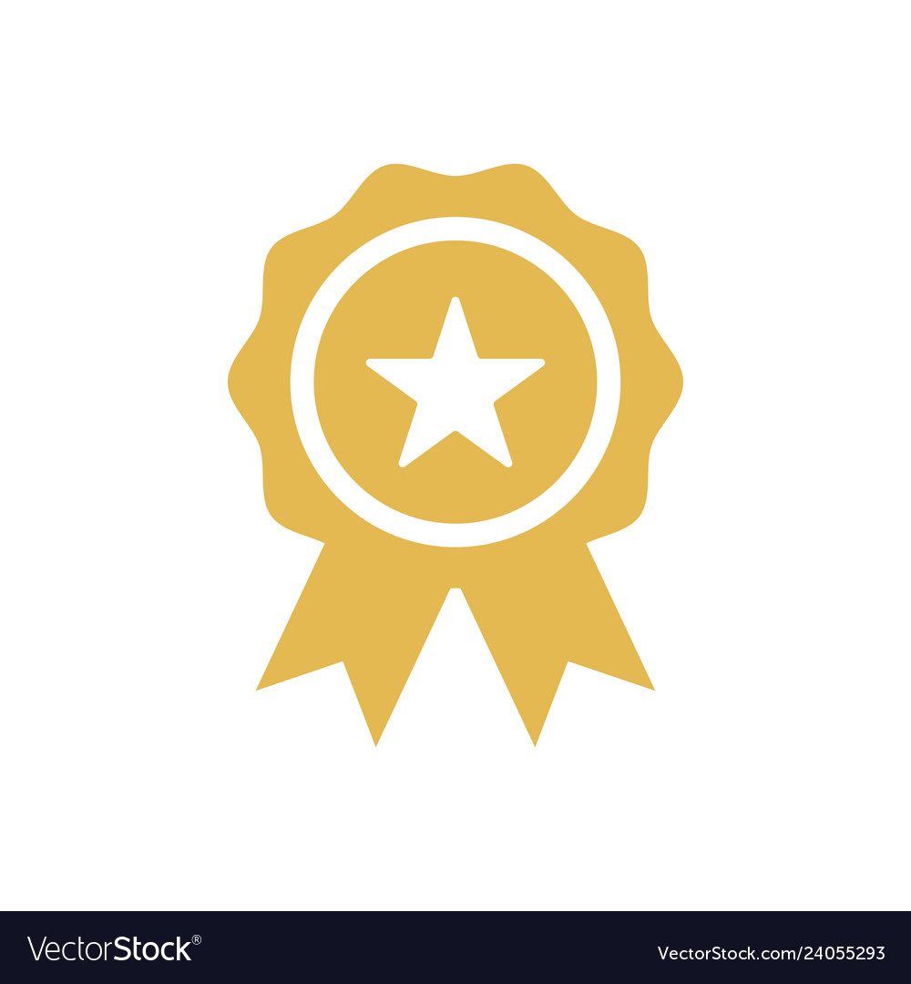 Star badge icon design template Royalty Free Vector Image