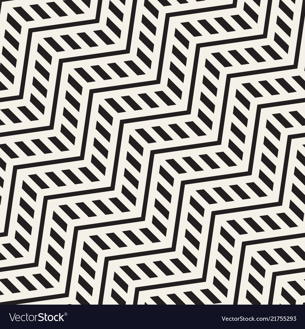 Zigzag Line Pattern - Abstract & Stylish