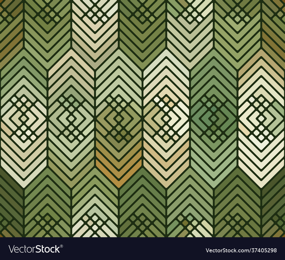 Abstract seamless pattern with shapes and lines vector image Abstract seamless pattern with shapes and lines
