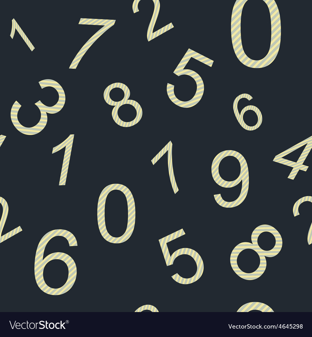 Endless pattern numbers