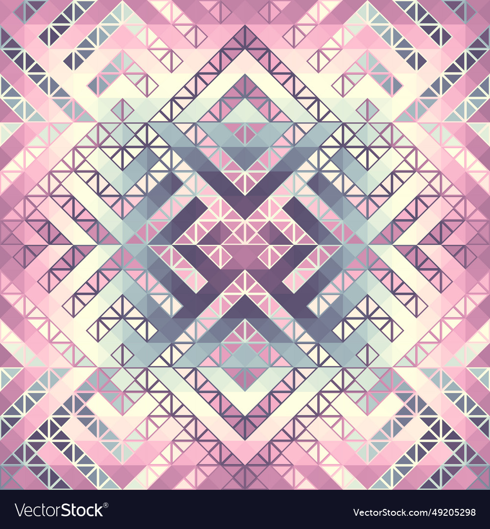 Geometric abstract triangles pattern seamless vector image Geometric abstract triangles pattern seamless