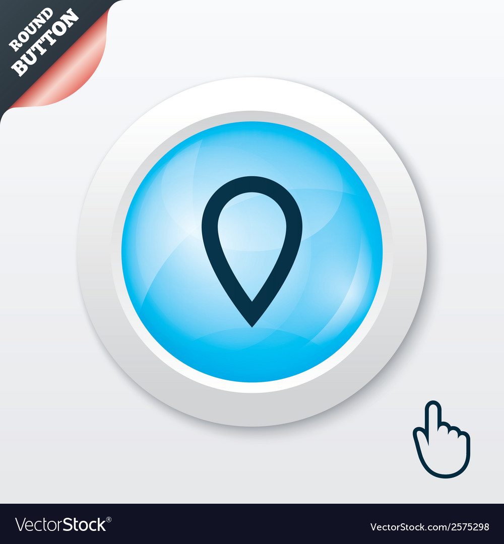 Map pointer sign icon marker symbol