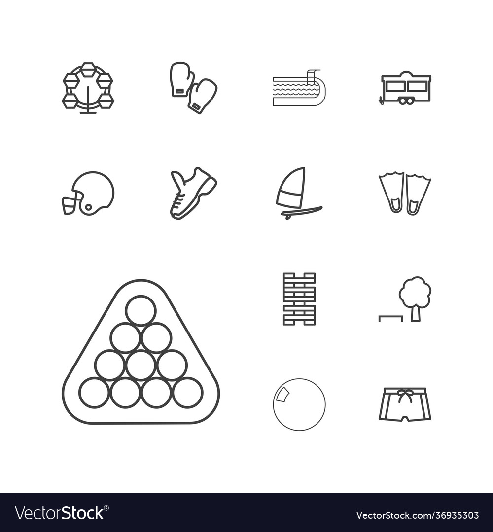 13 recreation icons