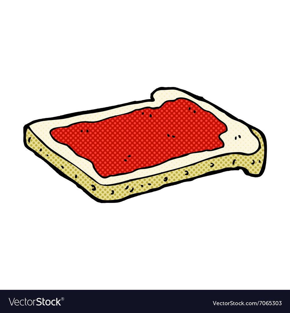 toast and jam clipart