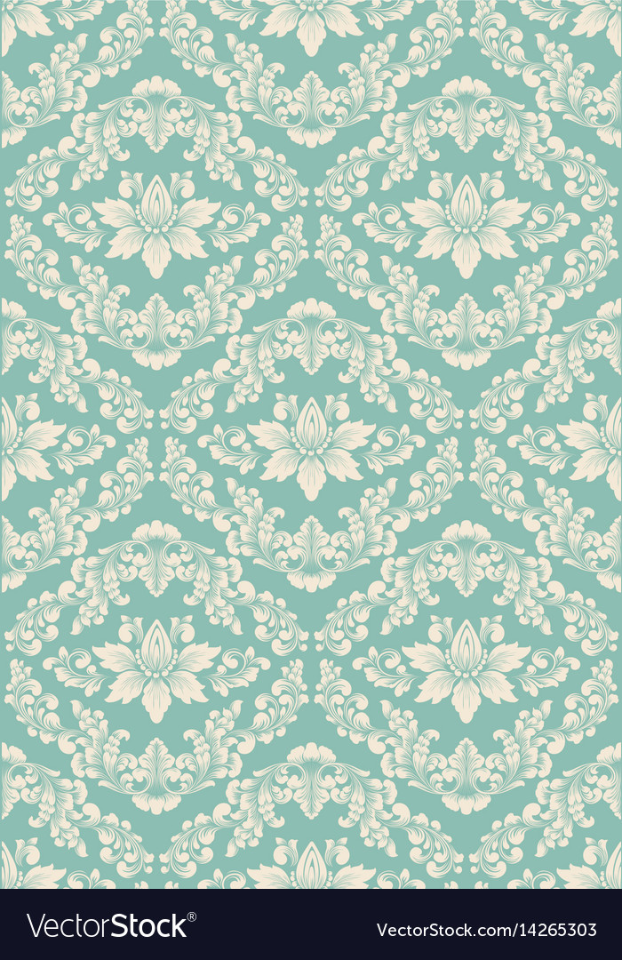 Damask seamless pattern background classical