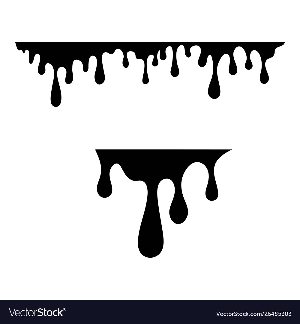 Ink drop icon design Royalty Free Vector Image