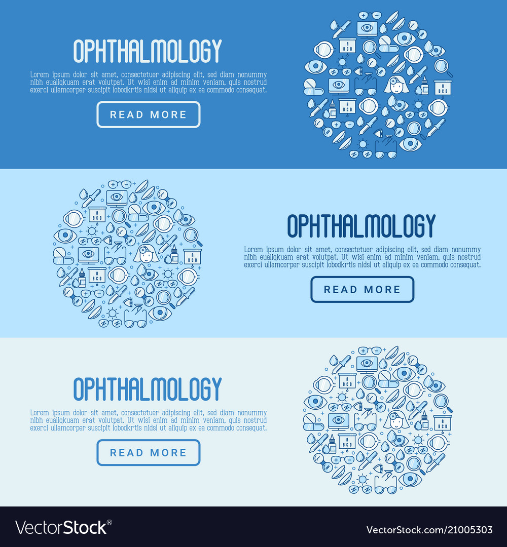 Ophthalmologiekonzept mit Sehpflege