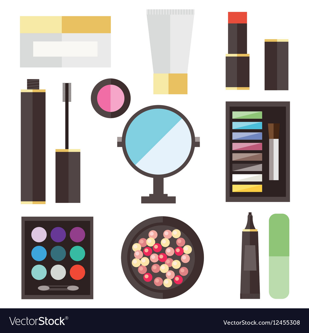 Beauty cosmetic icons