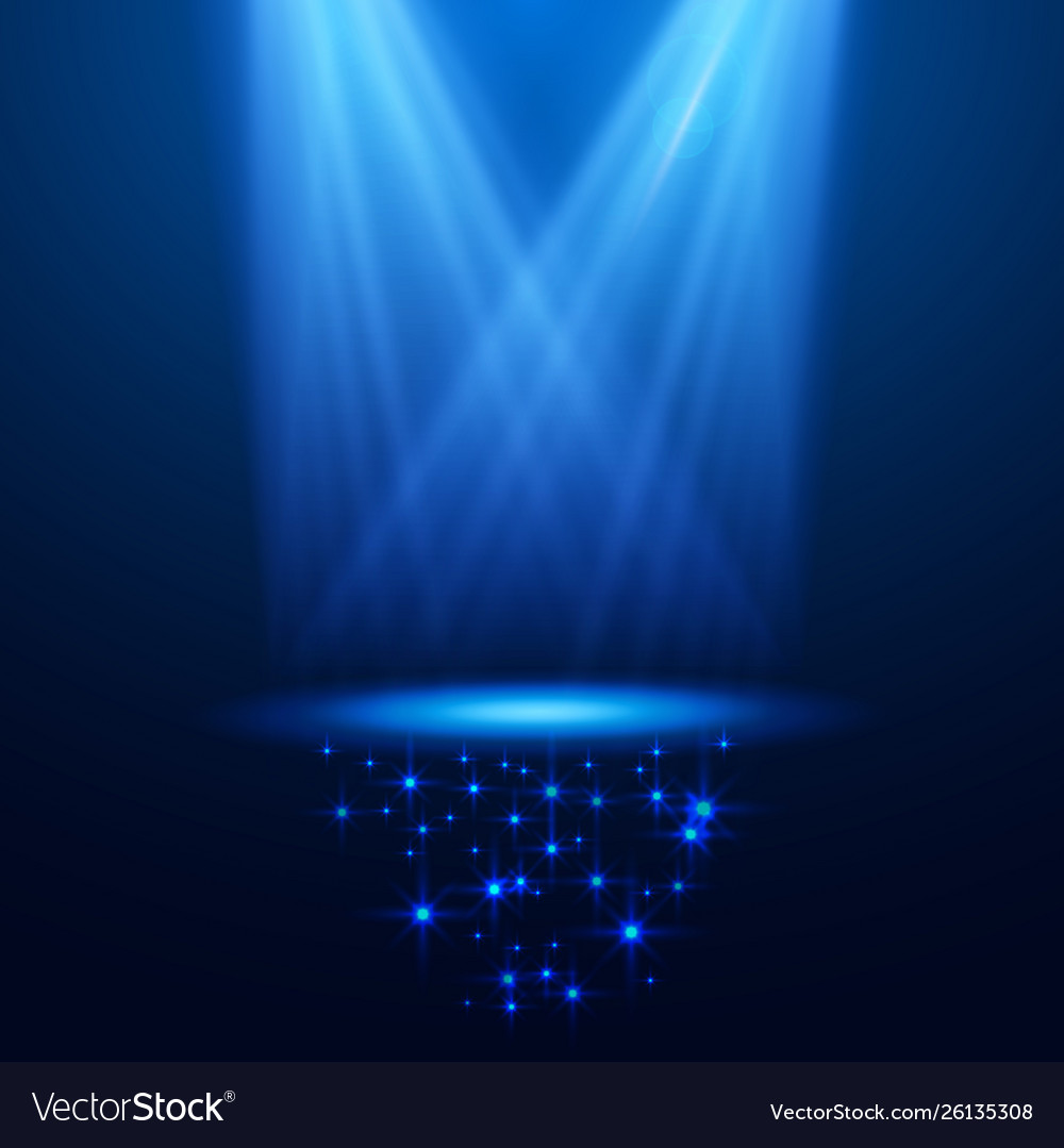 Dark spotlight background for your business Vector Image