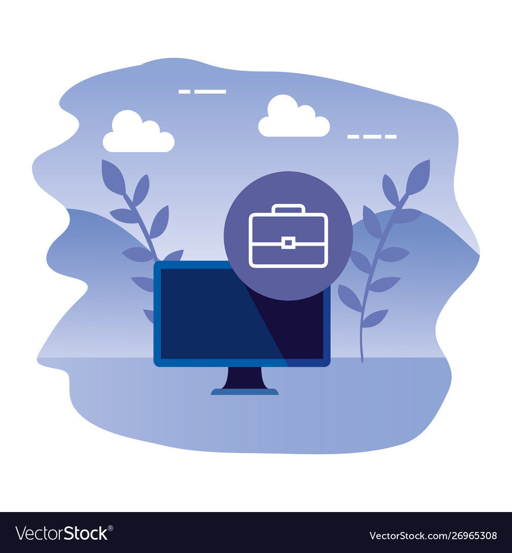 Desktop computer device with portfolio