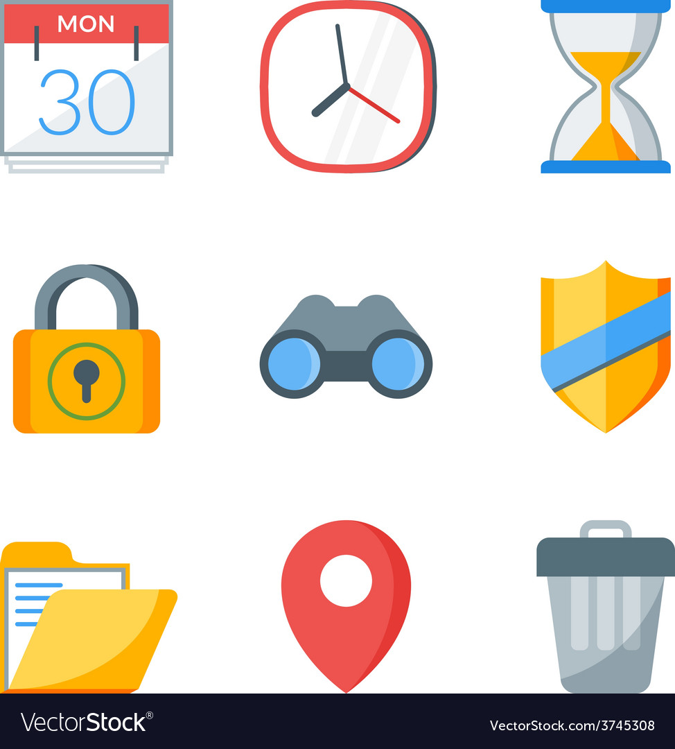 Icon-Set für Web- und Mobile-Anwendung