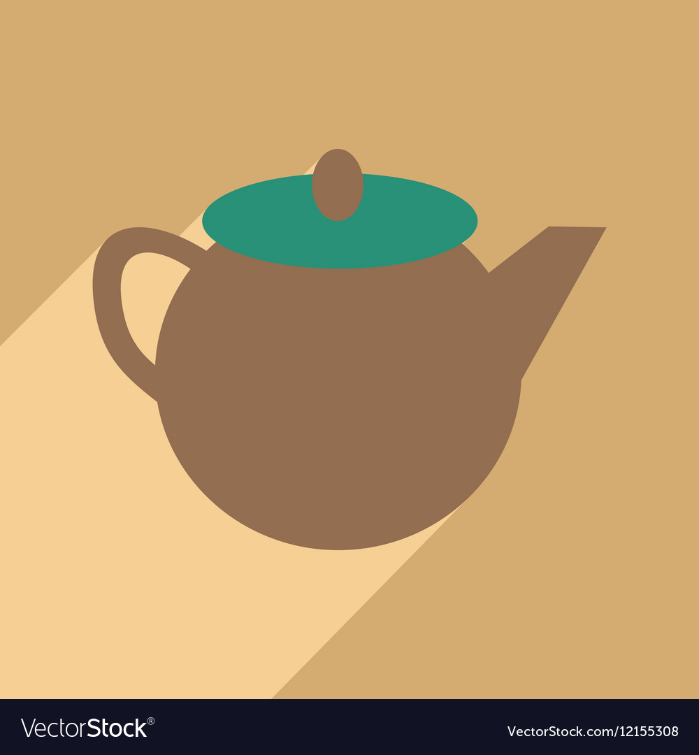 Flat with shadow icon and mobile application