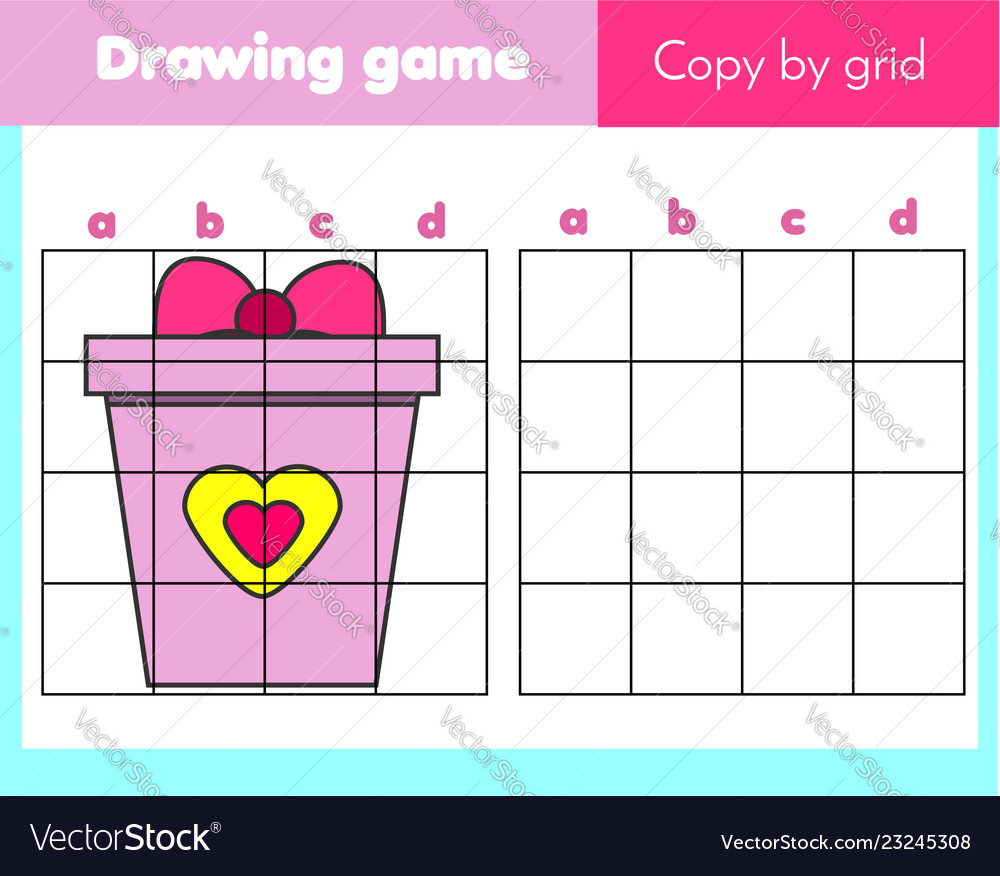 grid copy worksheet educational