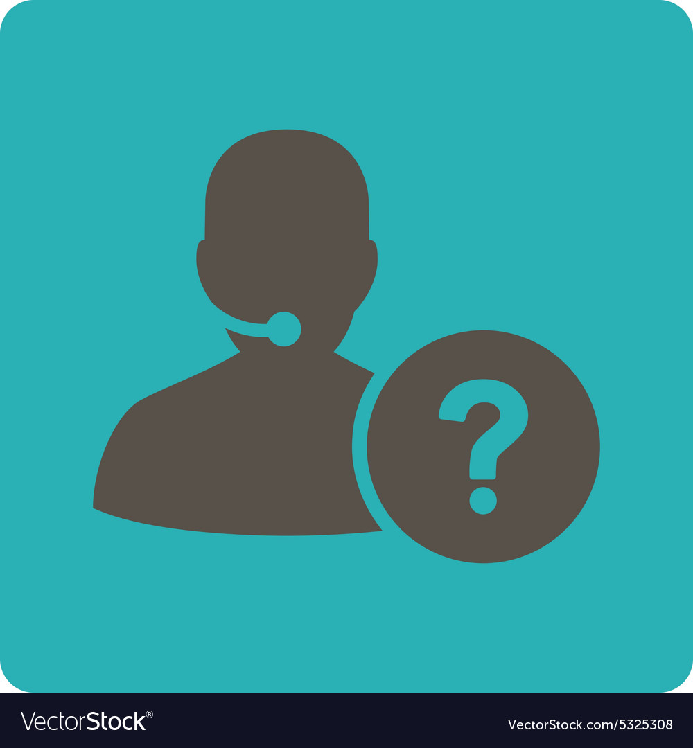 Online support icon from commerce buttons