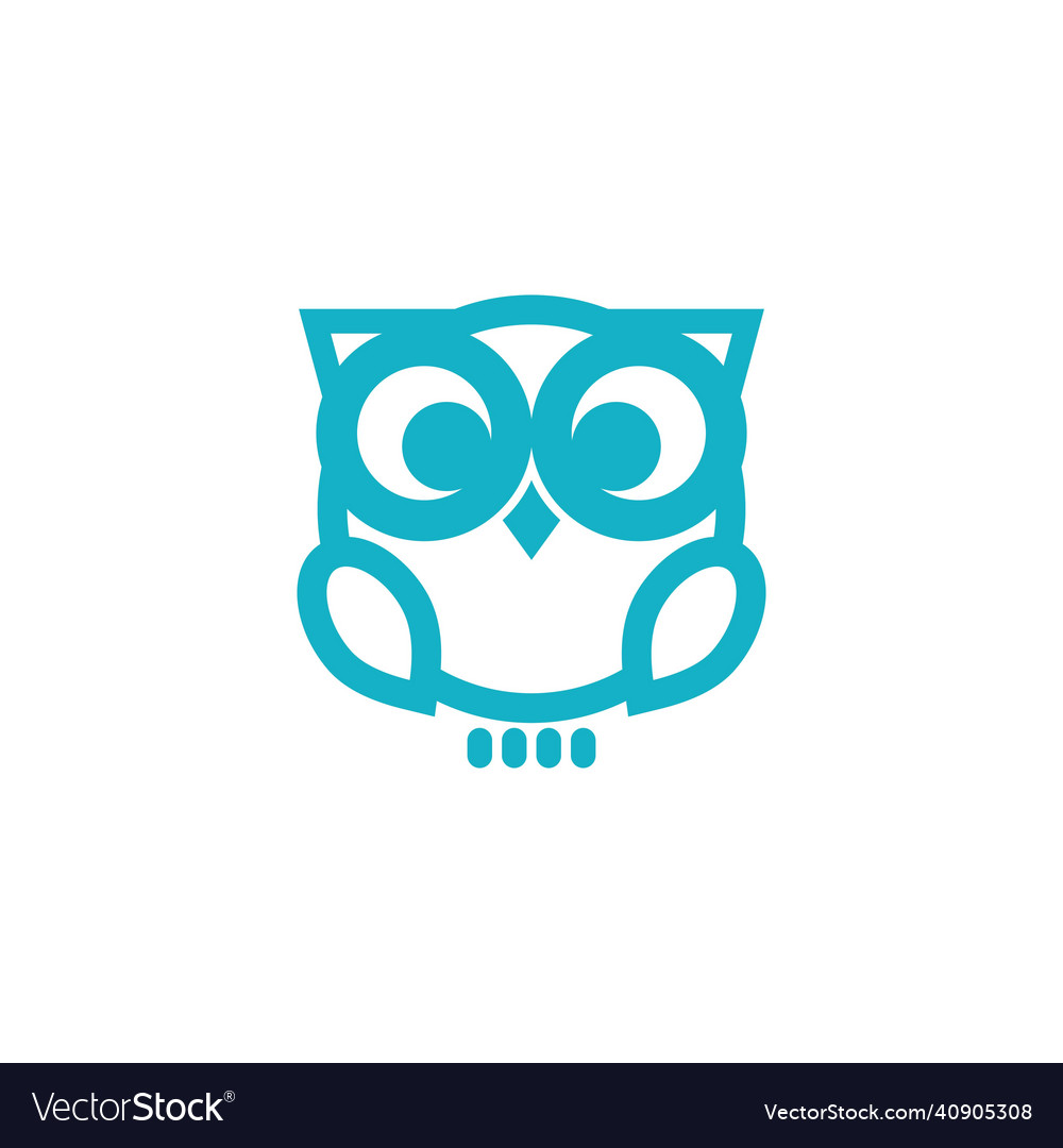 Owl logo design icon