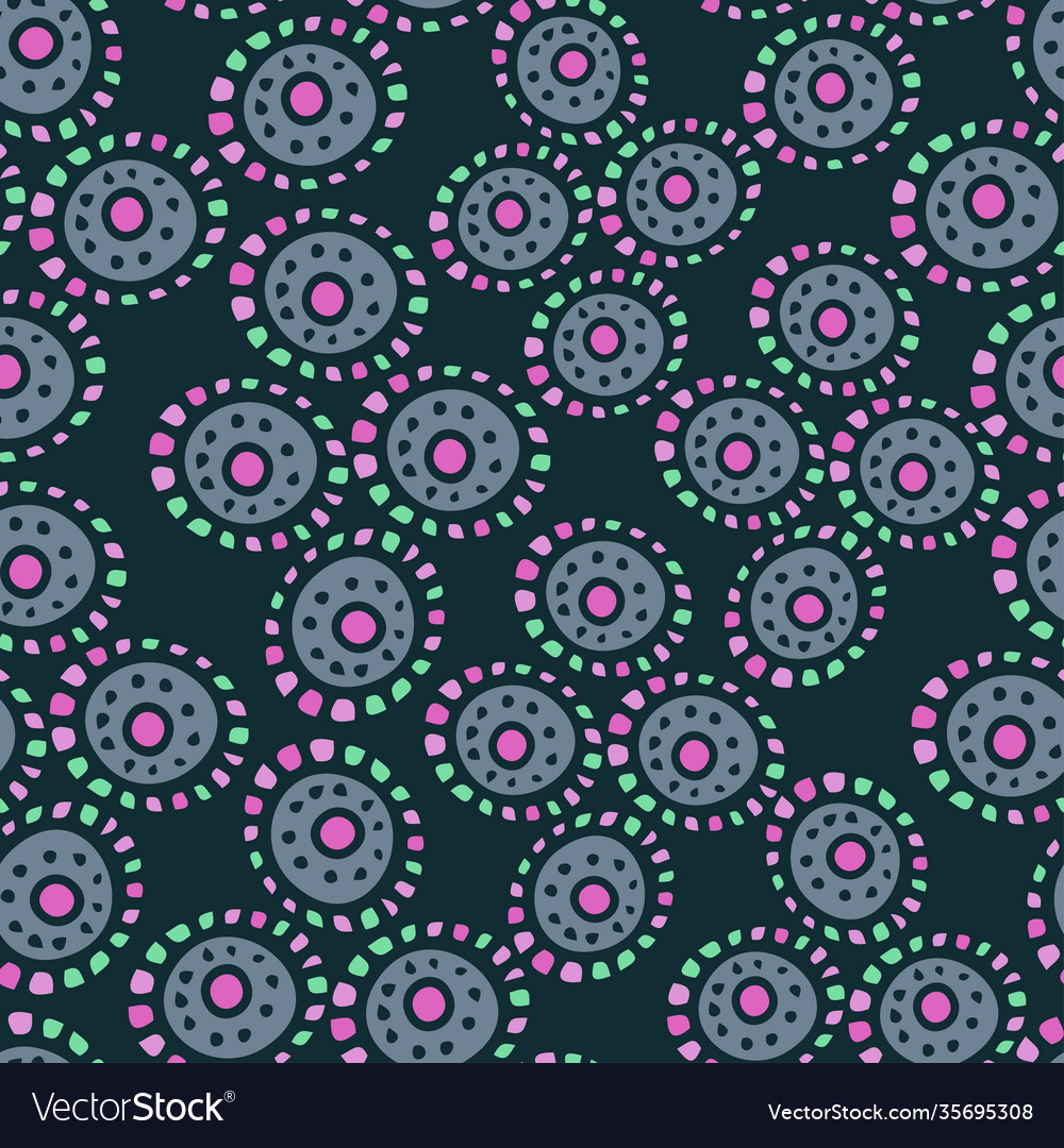 Seamless pattern colorful design vector image Seamless pattern colorful design