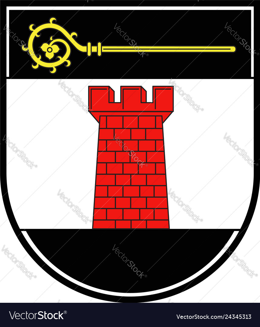 Coat of arms schornsheim in alzey-worms Royalty Free Vector