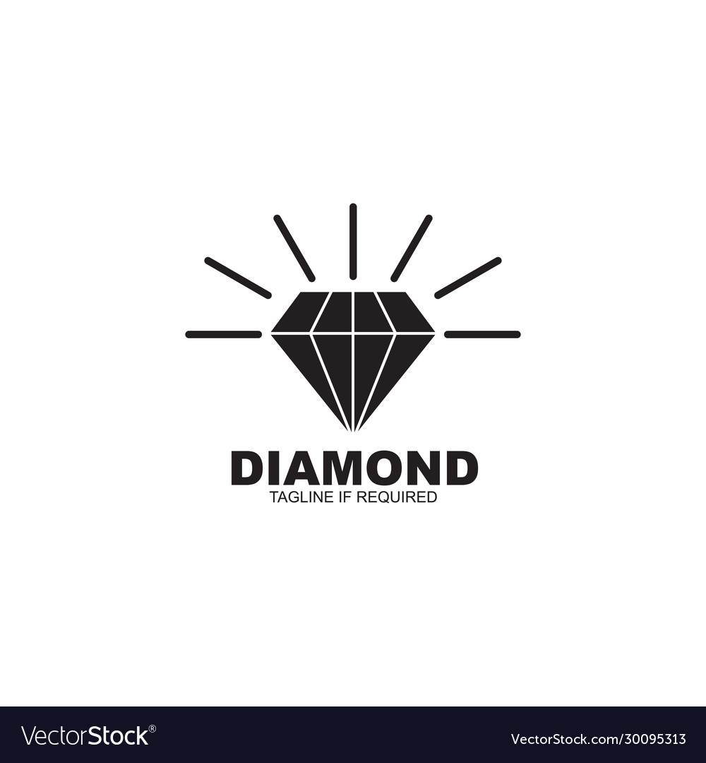 Diamond logo design template