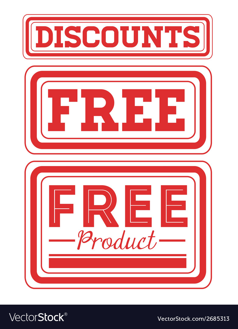 Label design over white background