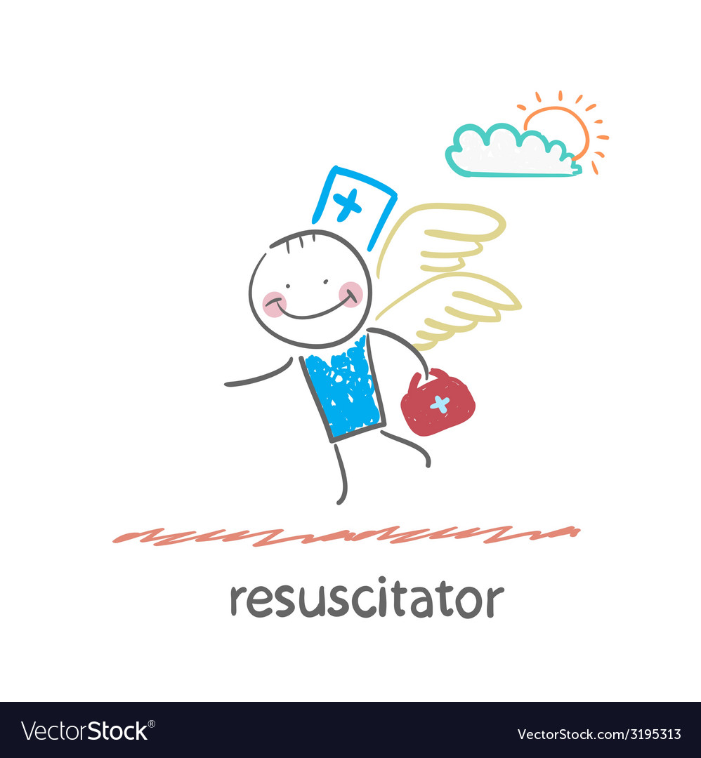 Resuscitator flies to the patient