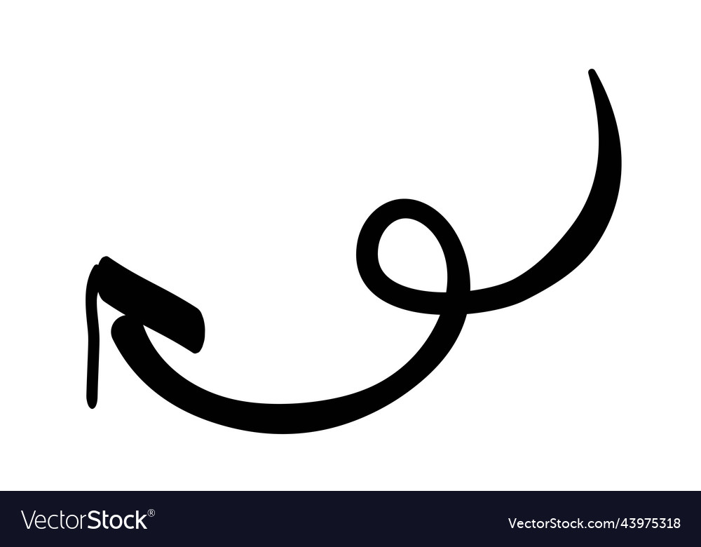 Swirling Pointer Arrow