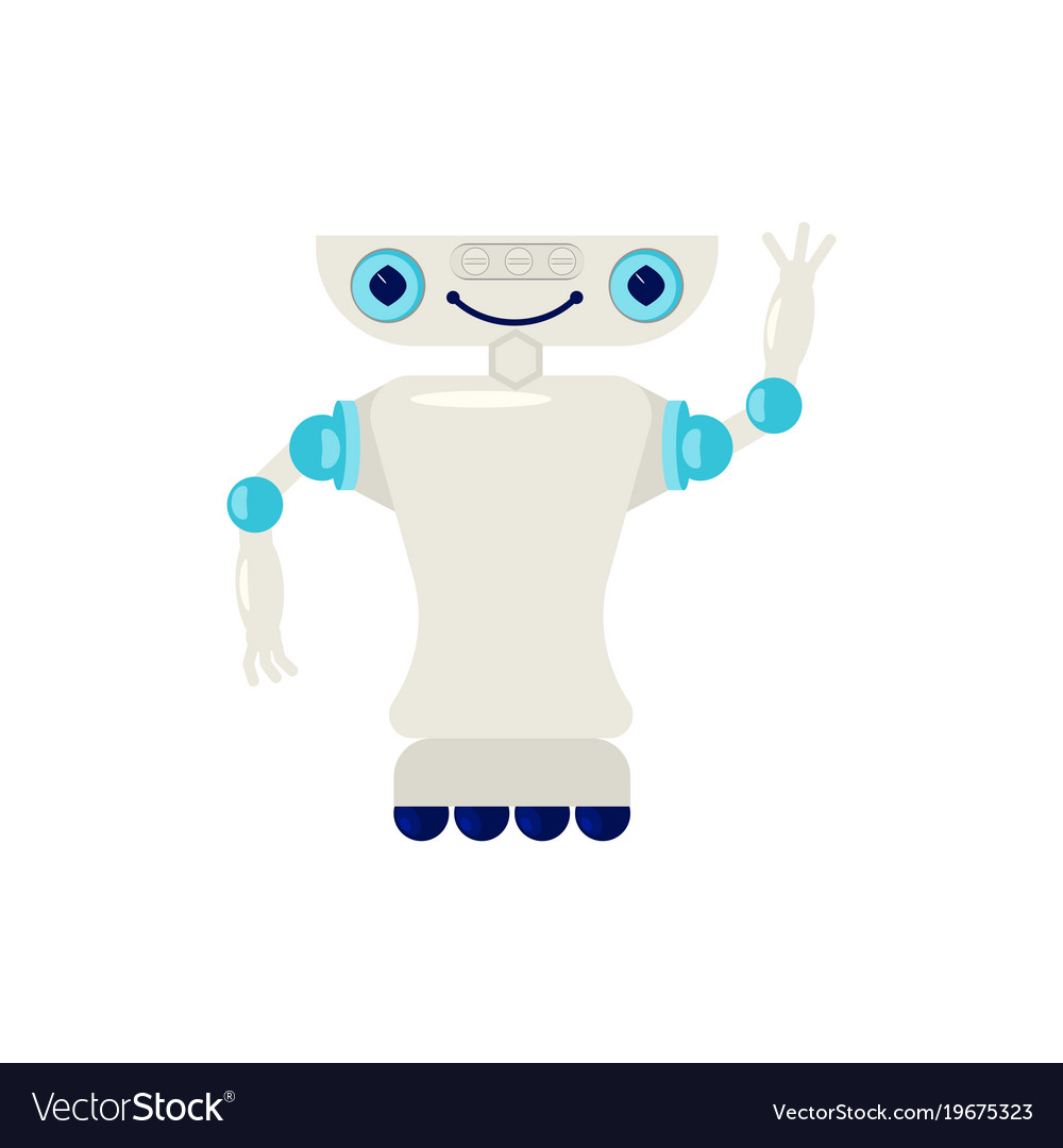 Cartoon cute chat bot