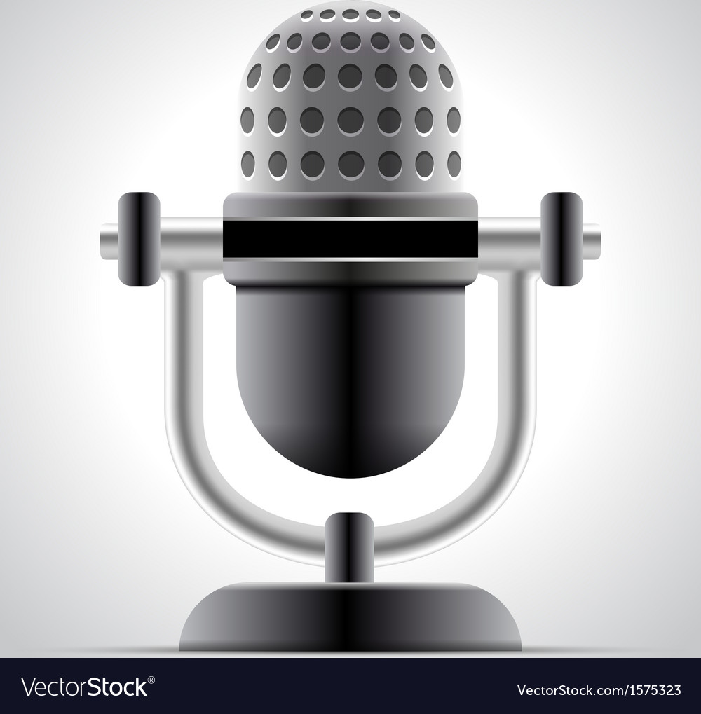 Microphone Royalty Free Vector Image - VectorStock