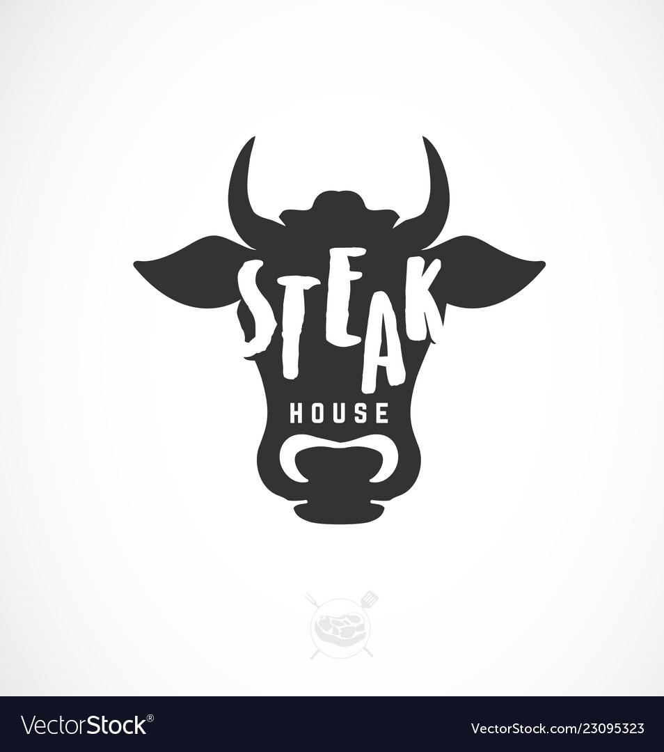 Steak house logo Royalty Free Vector Image - VectorStock