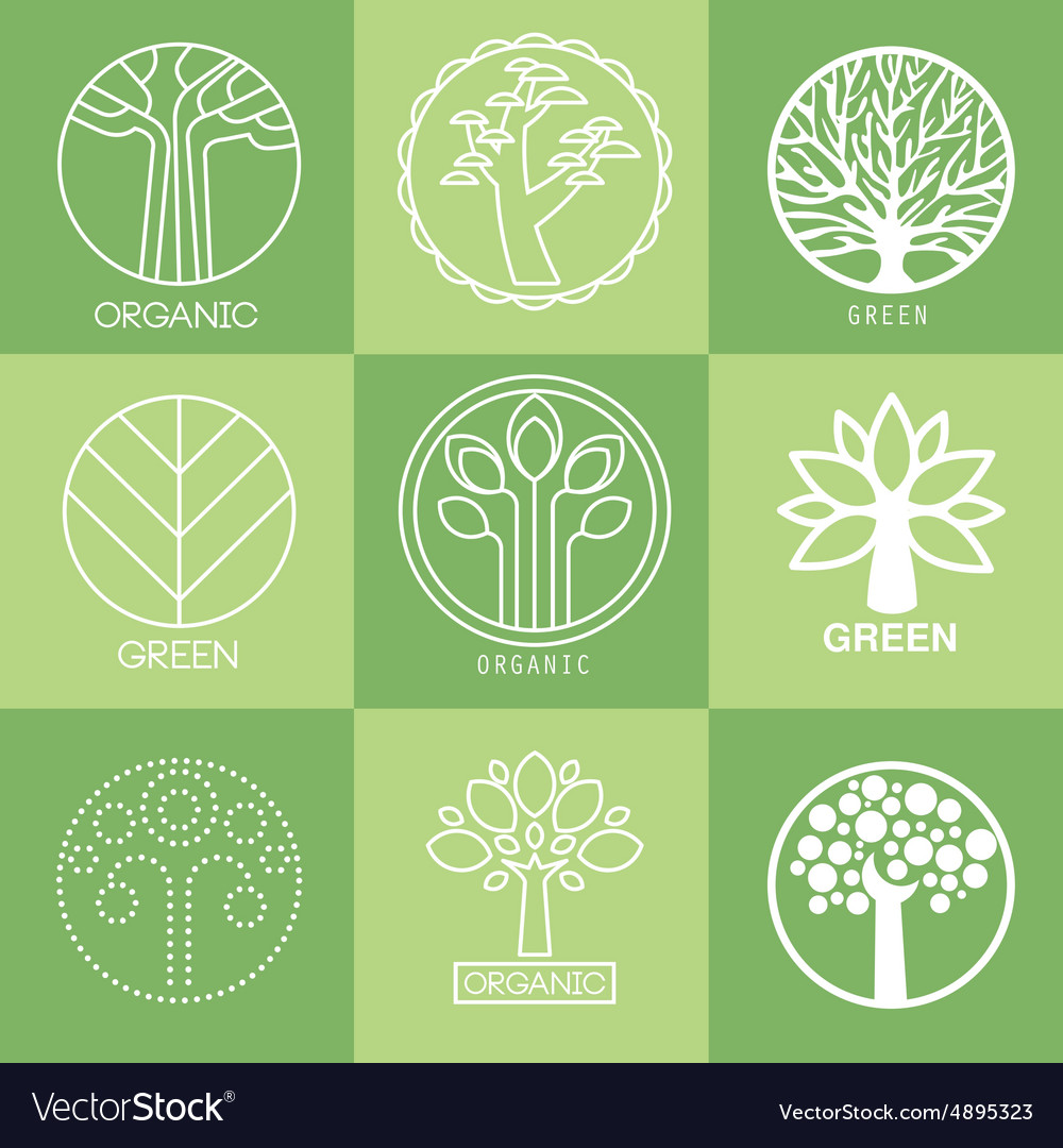 Tree Roots Icon Set
