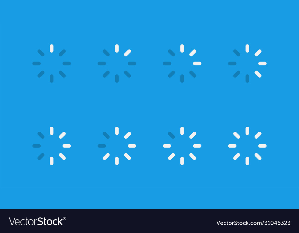 Web-Vorlage auf hellem Hintergrundlade-Symbol