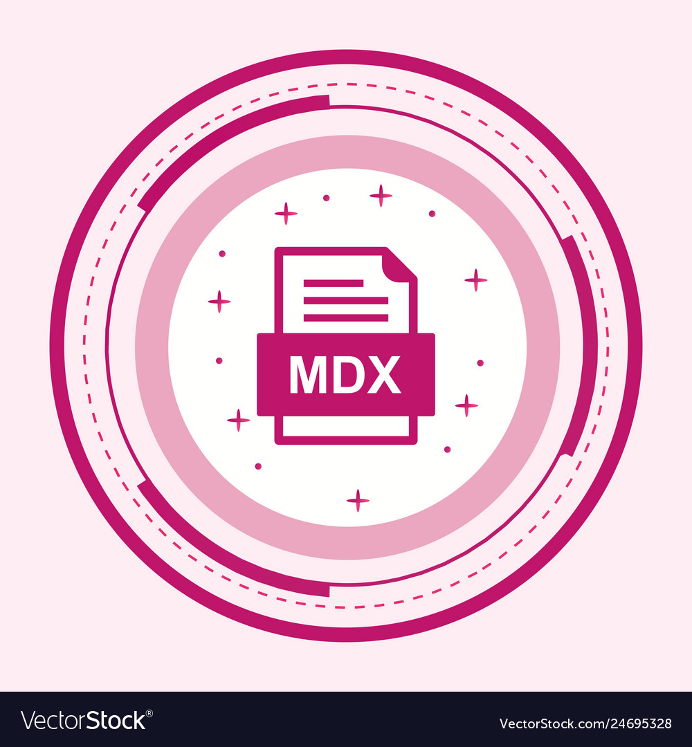 Mdx file document icon