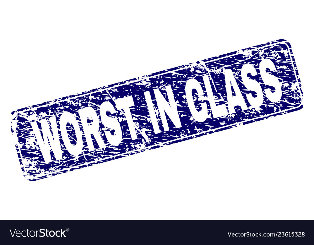 Scratched worst in class framed rounded rectangle