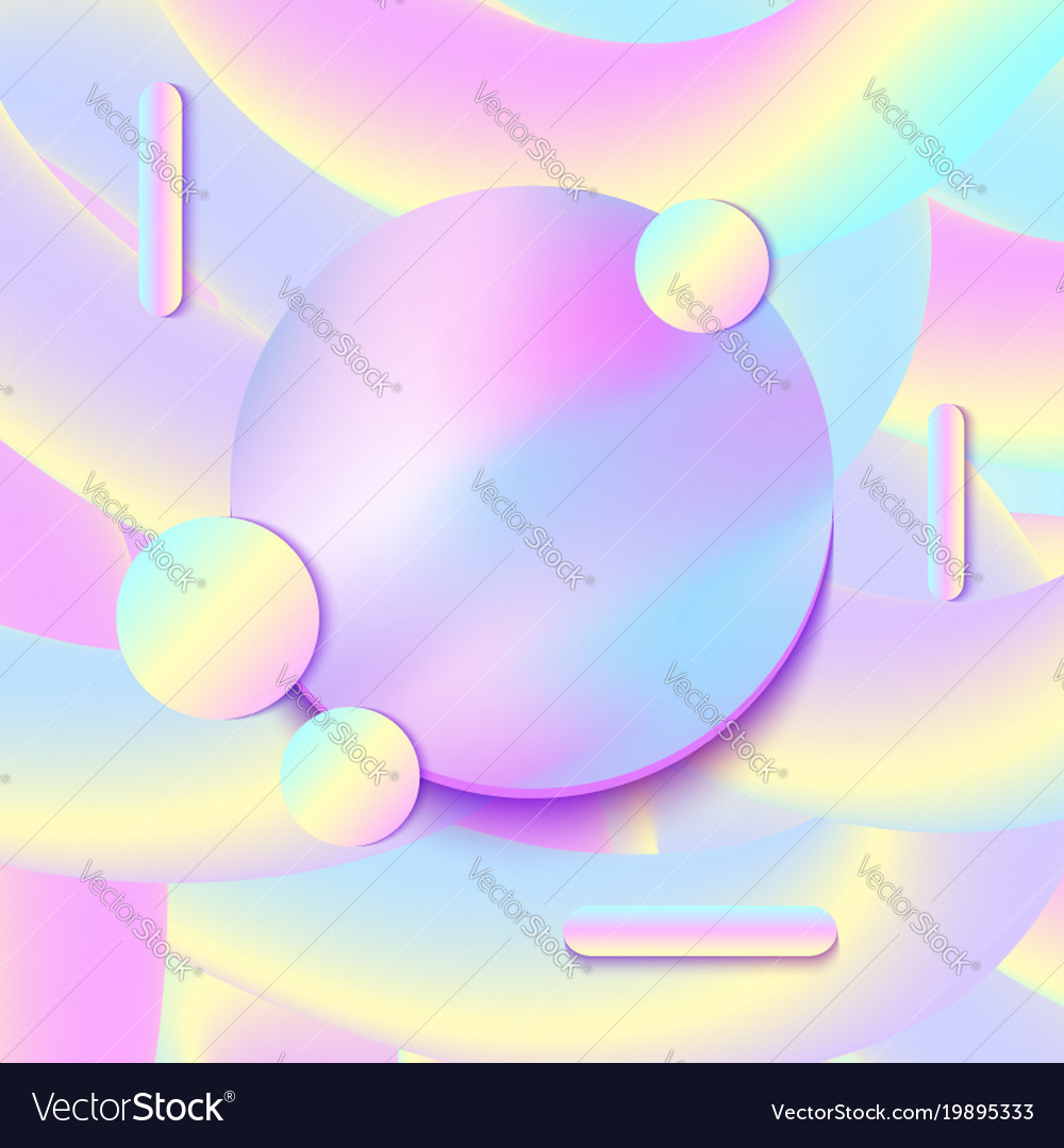 Abstract holographic background Royalty Free Vector Image