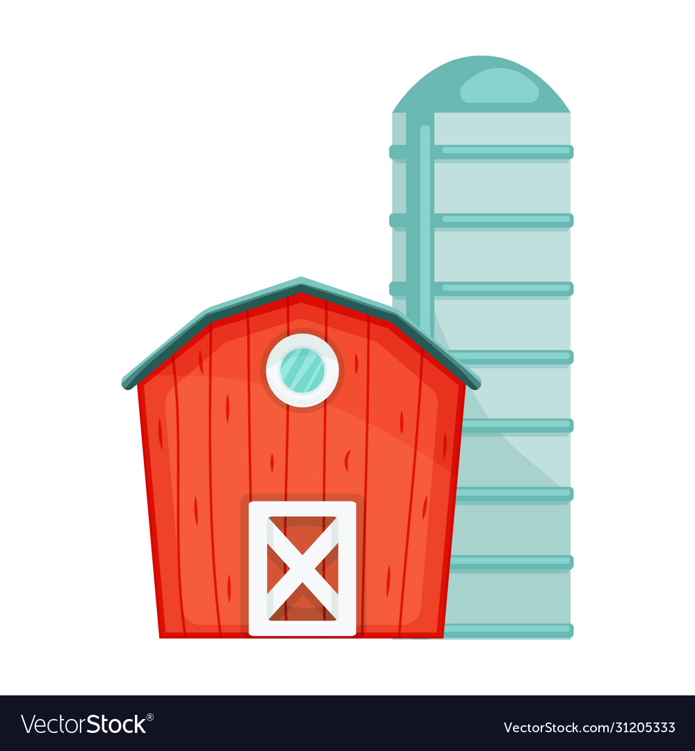 Barn iconcartoon icon isolated