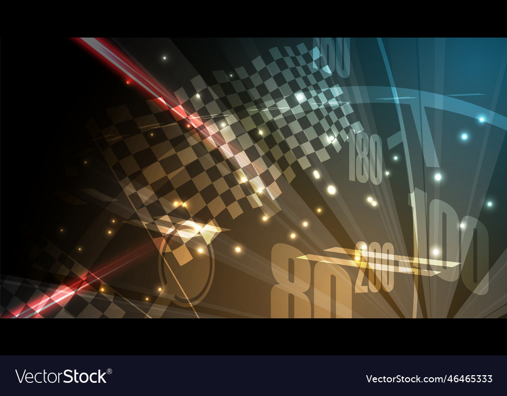 Racing square background abstraction in car track
