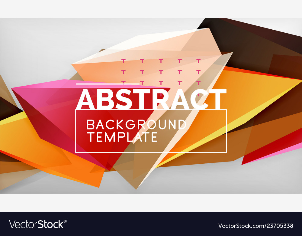 3d geometric triangular shapes abstract background vector image 3d geometric triangular shapes abstract background