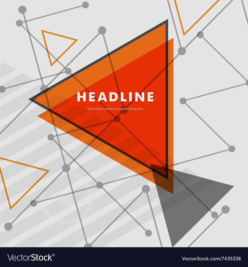Abstract rapid triangular design