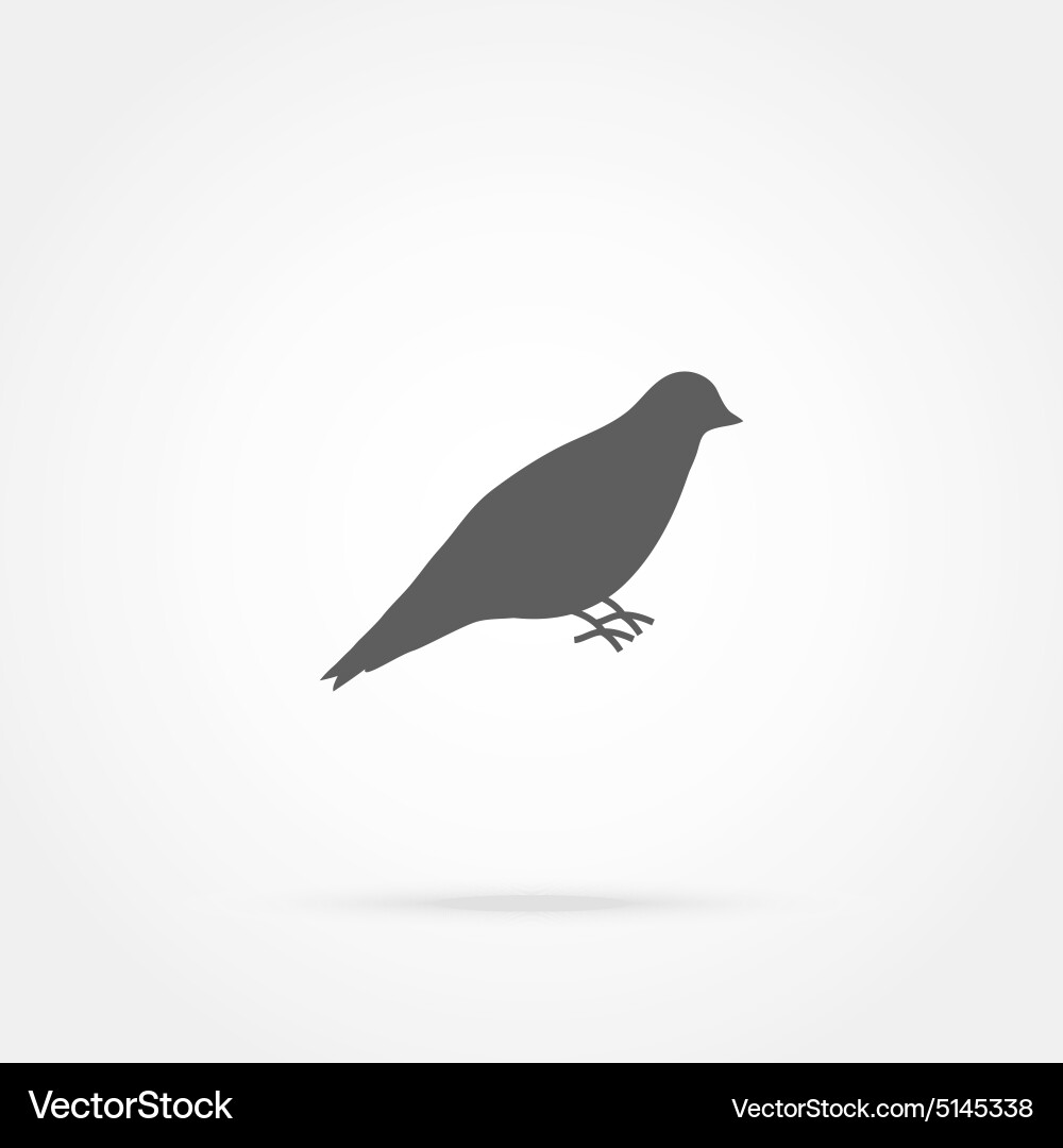 Bird icon Royalty Free Vector Image - VectorStock