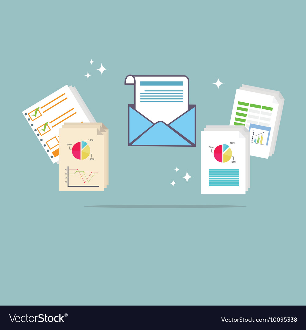 Send email newsletter data chart