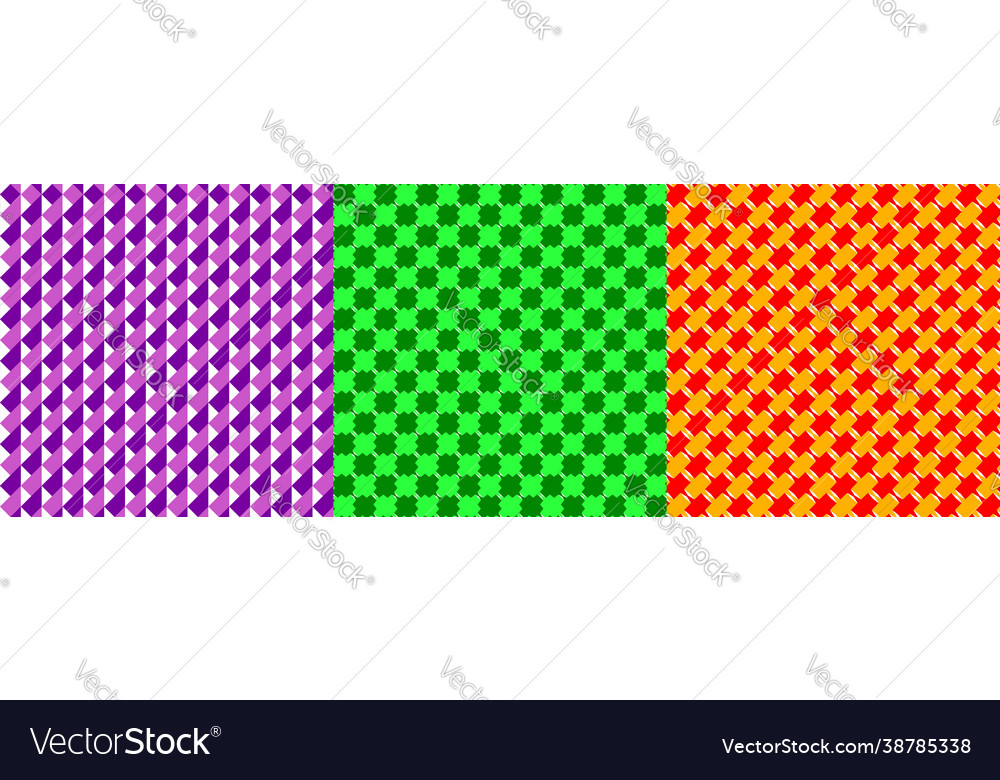 Set 3 seamlessly repeatable repetitive vector image Set 3 seamlessly repeatable repetitive