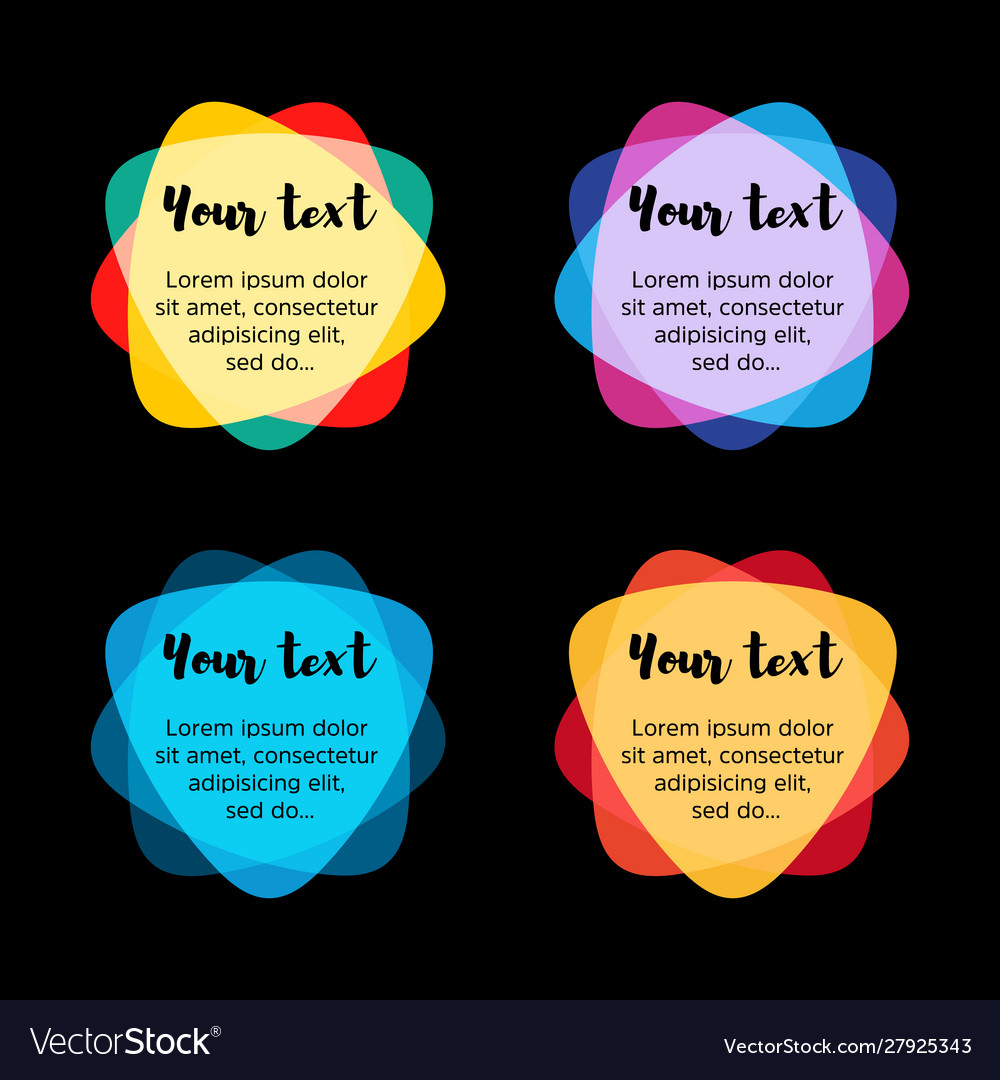 Design elements for background color vector image Design elements for background color